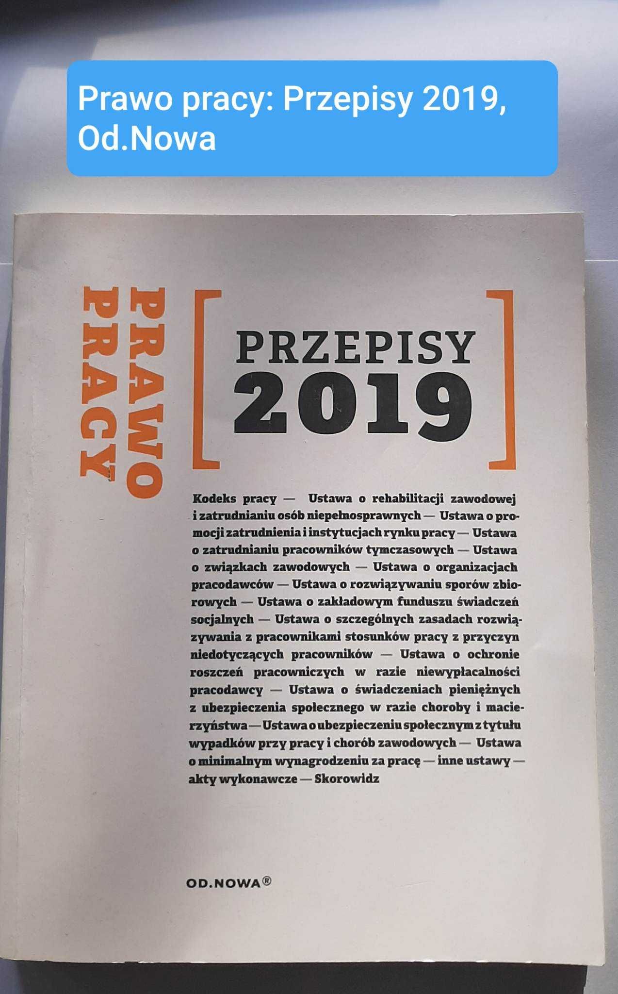 Prawo pracy. Przepisy 2019, OD.NOWA