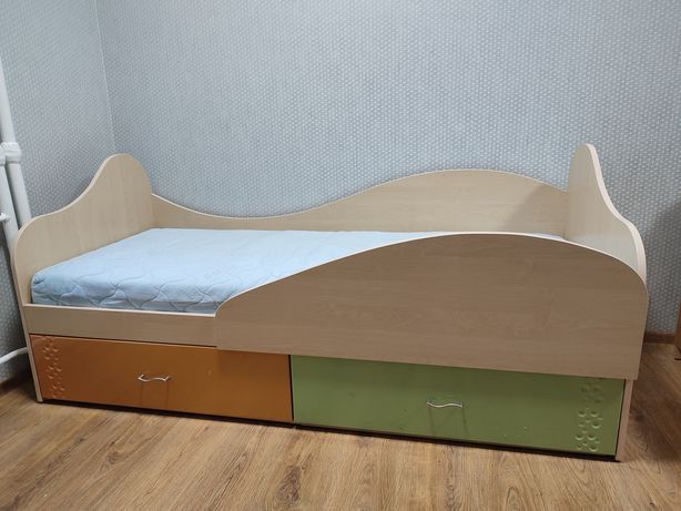 Большая детская кровать МДФ подростковая