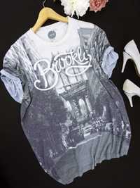 BC32 Bluzka damska koszulka t-shirt miasto brooklyn  4XL 48