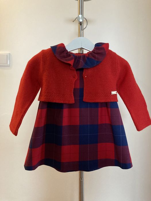 Vestido Knot, 12 meses, como novo.