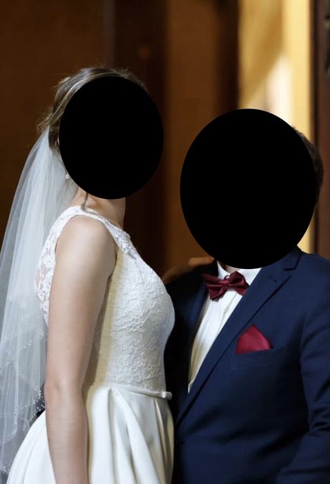 Suknia Ślubna Oksana Mukha 34/36 ecru