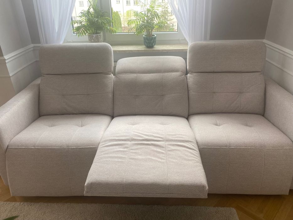Sofa 3-osobowa Agata Meble Cantata z elektryczną funkcją relaks