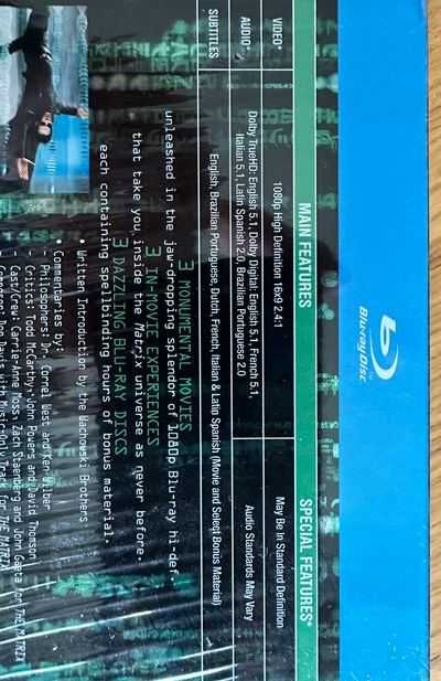 Matrix - Trylogia (Blu-Ray) komplet
