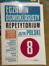 Egzamin ósmoklasisty repetytorium jezyk polski wyd. Greg