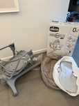 Chicco baby hug air 4w1 2 kolory white snow i beige i 2 materace