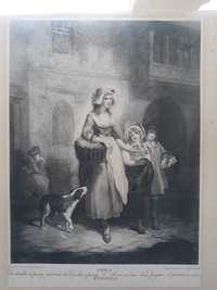 Obraz akwaforta Francis Wheatley L. Schiavonetti Cries of London 1824