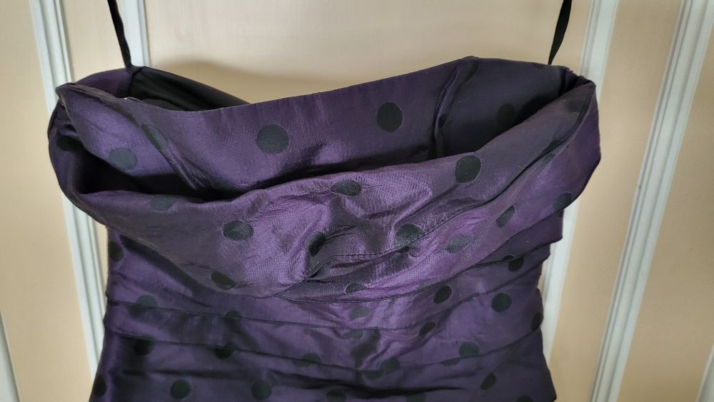 Vestido festa tubo em seda, novo 38