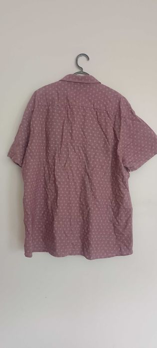 Casualowa koszula z krótkim rękawem XXXL bawełna