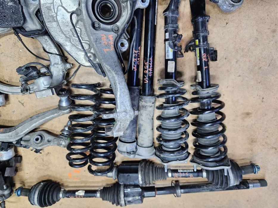 Супорт, полуось,ричаги,ступиця Mercedes W 205