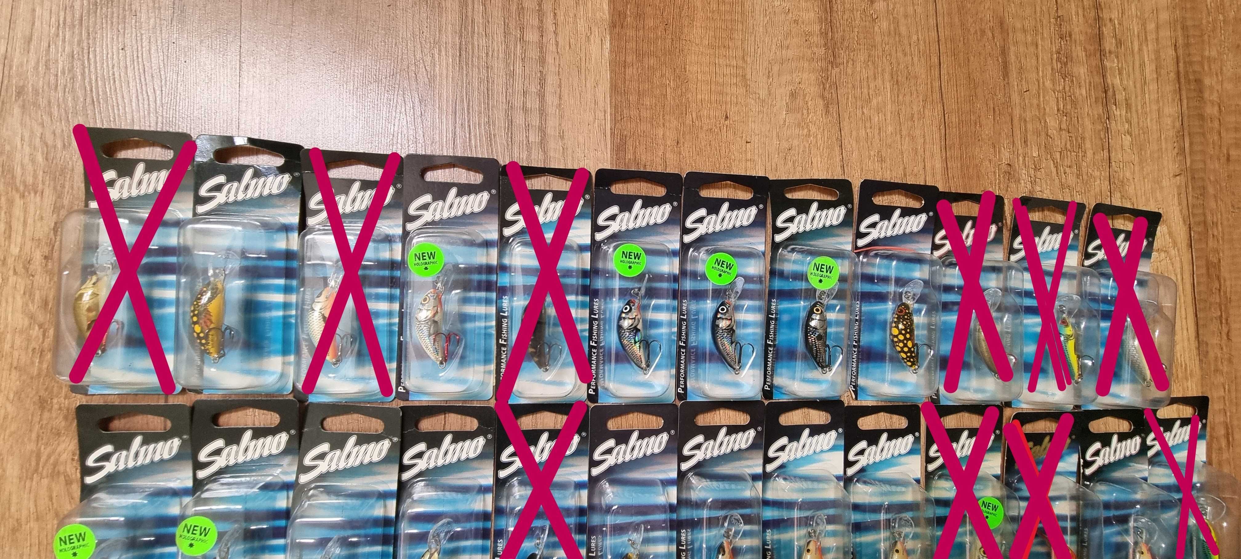 Woblery Salmo Hornet 3 - okazja 21 sztuki, nowe. Różne rodzaje