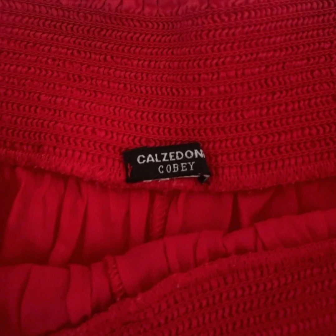 Calções curtos vermelhos Calzedonia