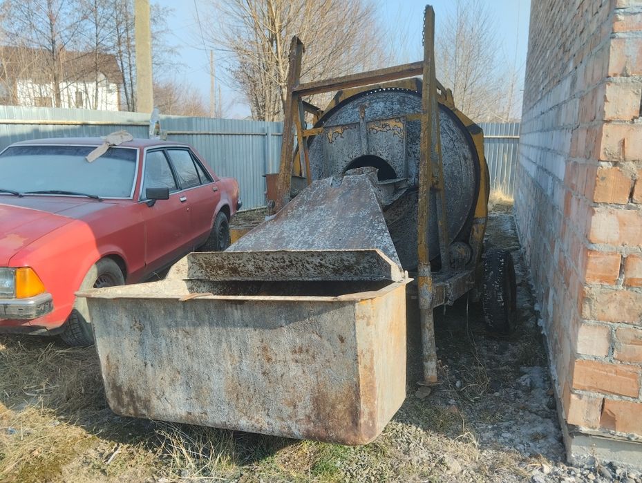Бетономішалка пересувна промислова