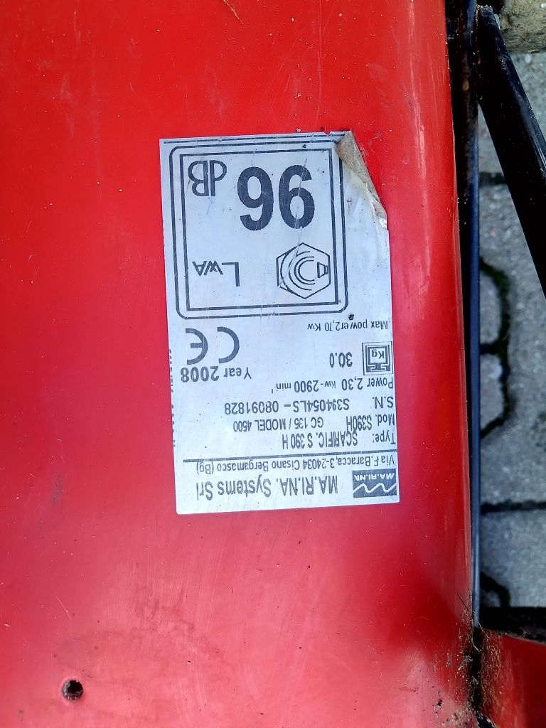 Wertykulator do trawy Honda