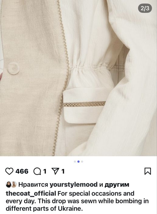 Льняной жакет The Coat (лимитированный выпуск)