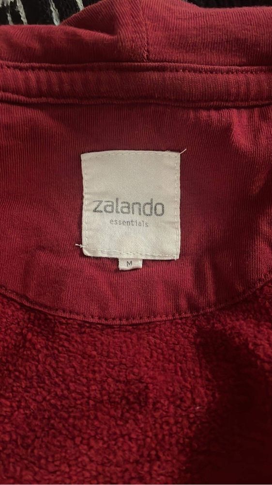 Bluza bordowa klasyczna zalando