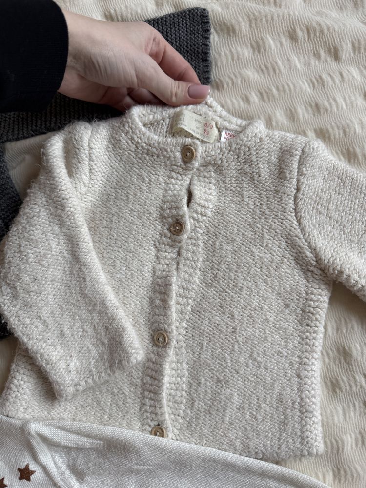 3 sweterki zara 74