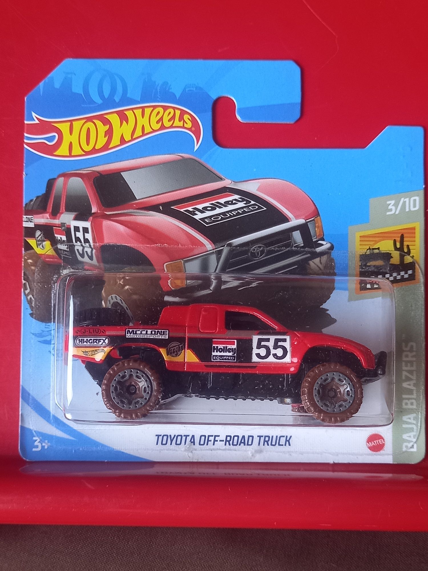 Conj 2 hot wheels toyota off-road truck