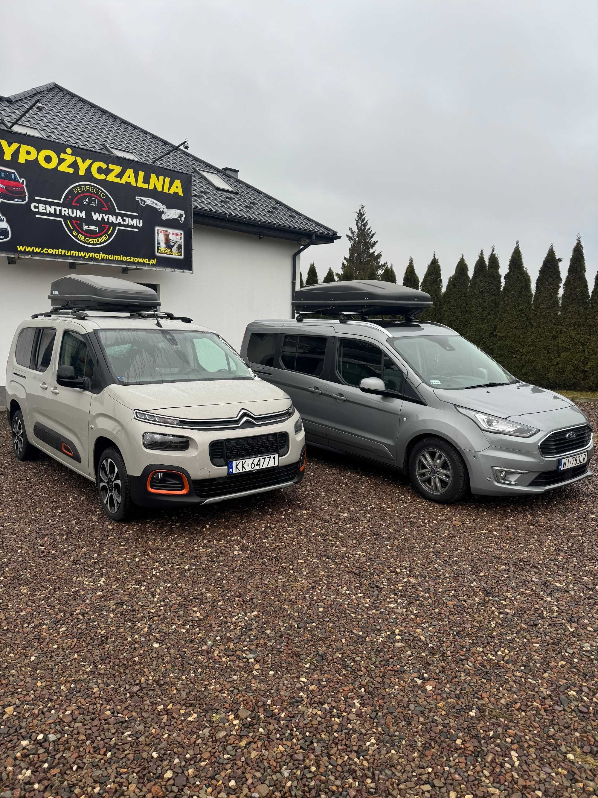 Wynajem Wypożyczalnia Ford Tourneo Connect  Berlngo 7-os Automat