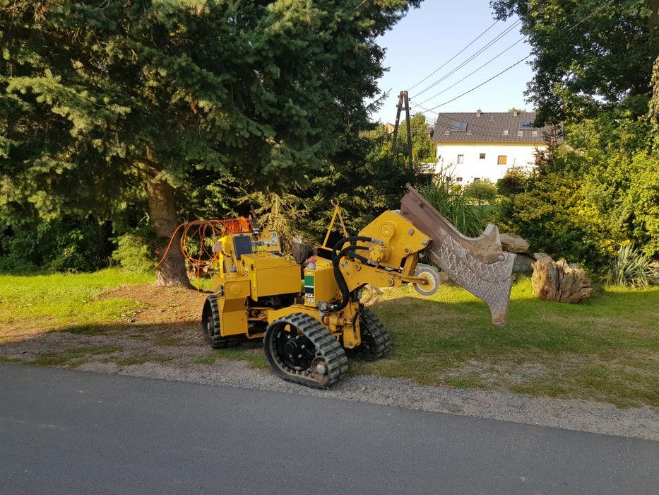 Vermer PTX40 pługoukładacz z wibracyjn  koparka łańcuchowa  koparka ła