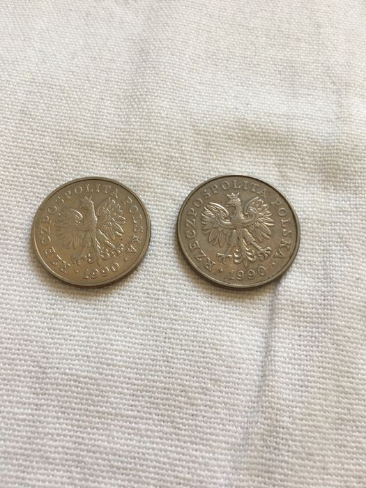 Monety z PRL o nominałach 50 i 100 zł