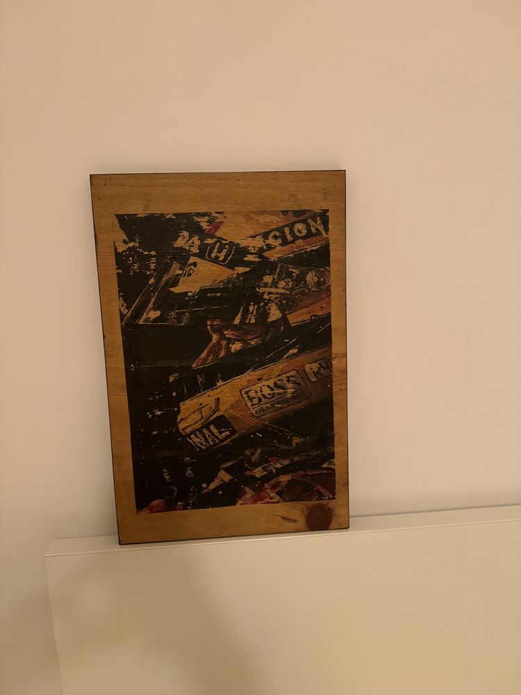 Gravação em madeira Ayrton Senna