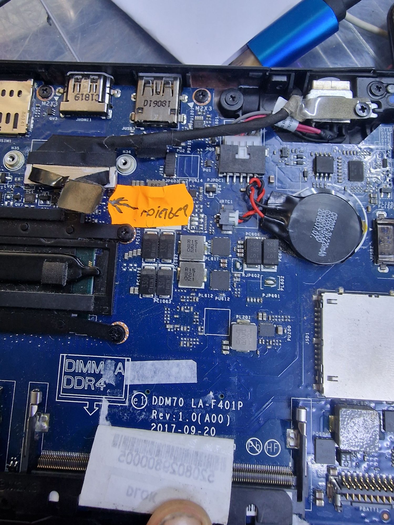 Плата для Dell latitude E5480,5490 LA-F401P