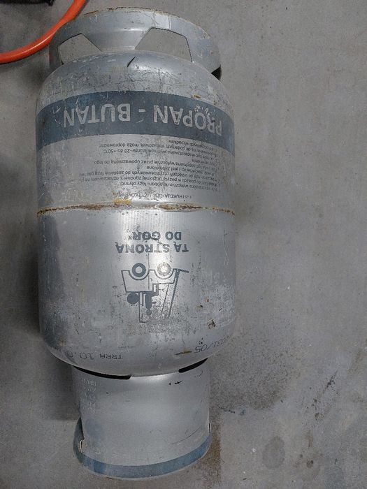 Butla gazowa, słoneczko, przejsciówka na lpg