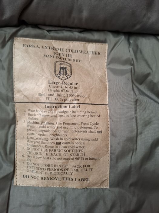 Куртка Gen III level 7 ECWCS оригінал армії США