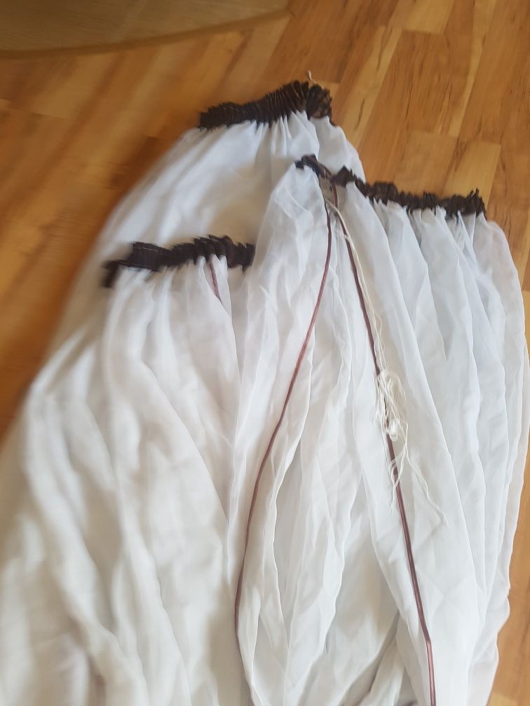 Zestaw trzech firan i