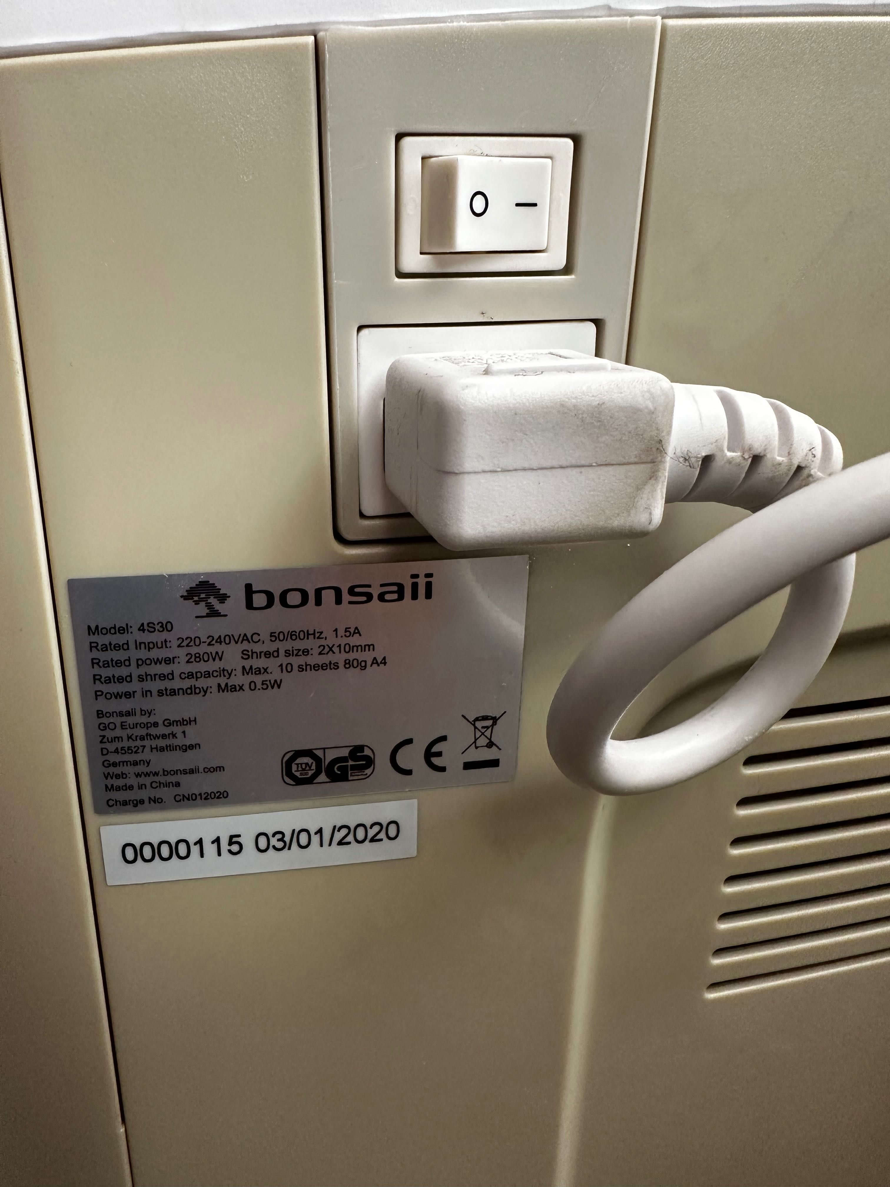 Niszczarka Bonsaii 4S30