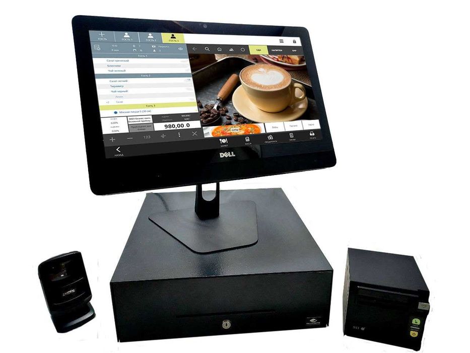 Торговий ПОС термінал 19" Не тормозить працює з Windows та Андроид