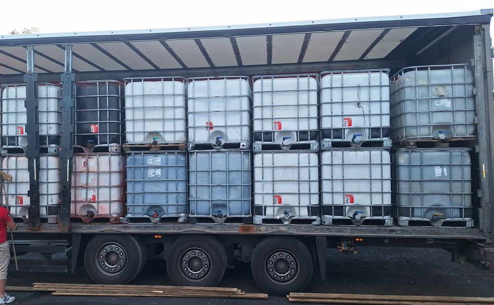 Wkład ibc, mauser, Mauzer, paletopojemnik,  beczka,  kosz na śmieci,