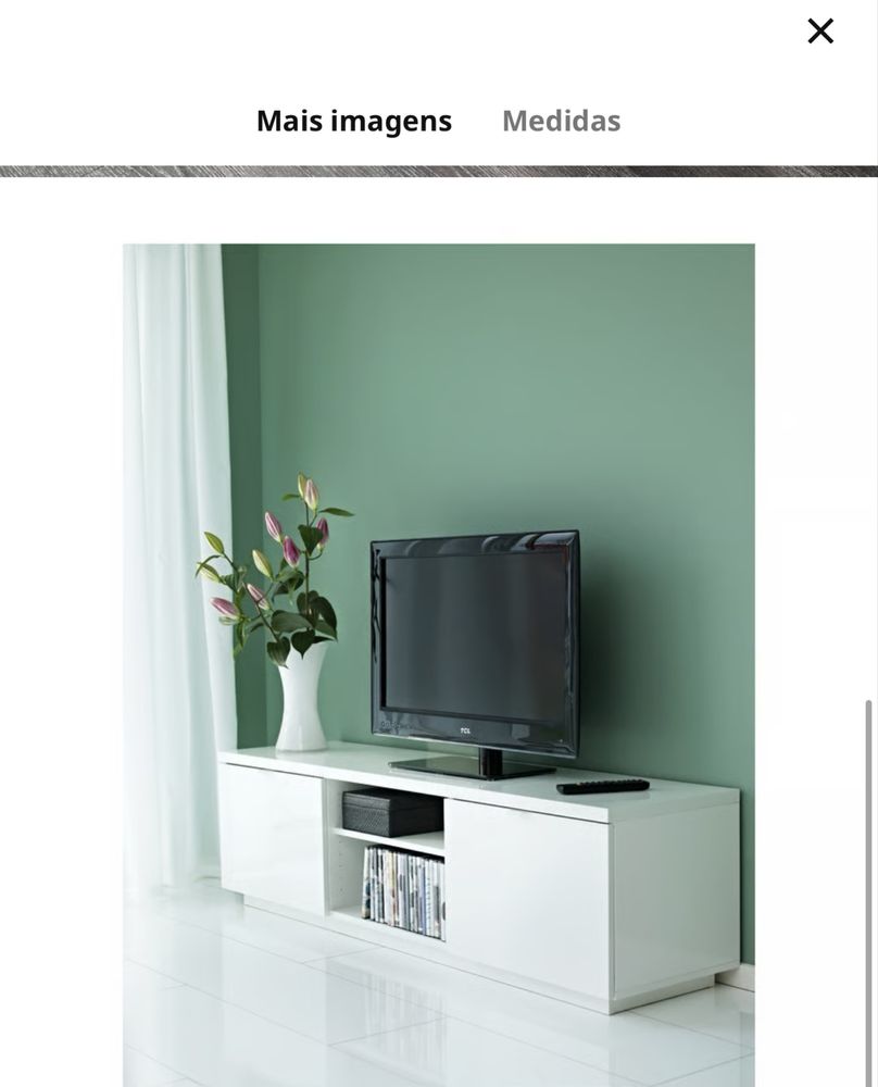 Vendo Móvel TV BYÅS branco