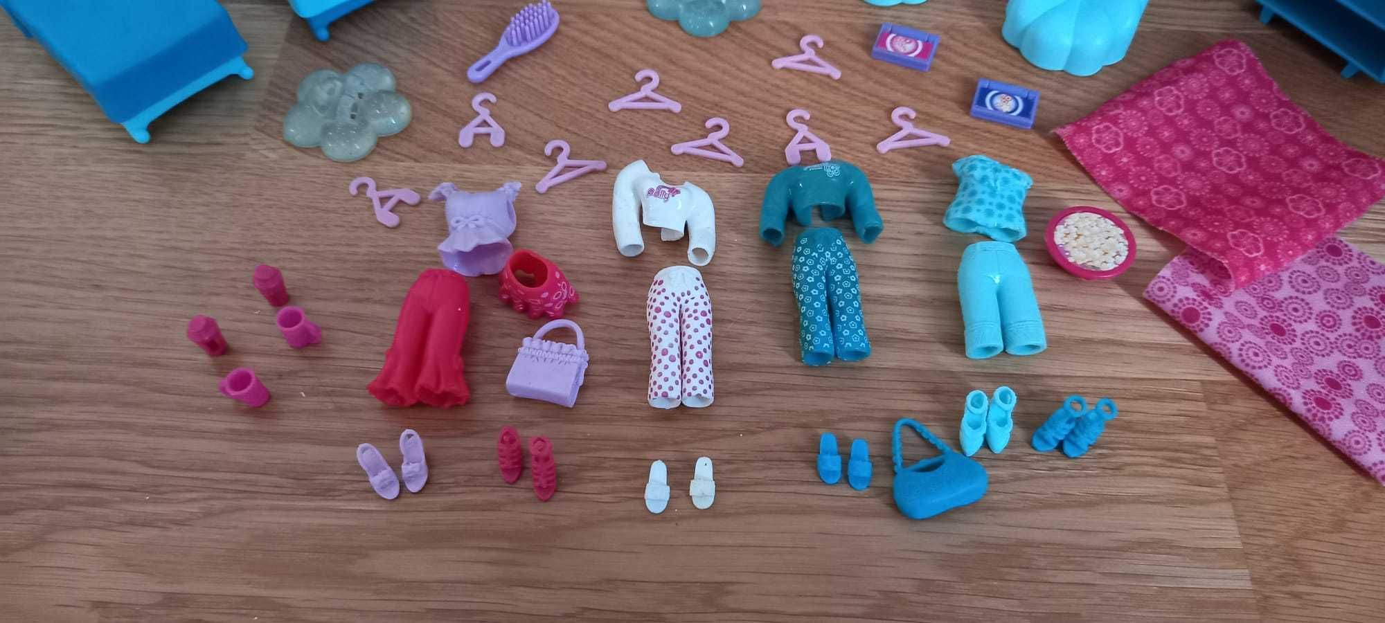 Conjunto Polly Pocket - 2 bonecas + roupas + acessórios