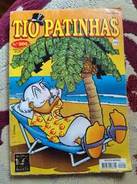 Livro BD Tio Patinhas n°200 Agosto de 2002