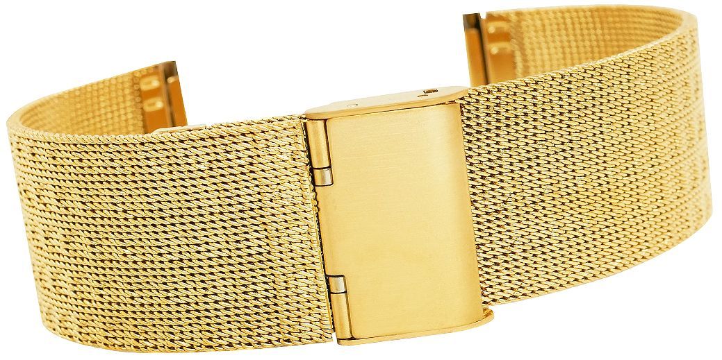 bransoleta fashion mesh złota ipg 22 mm fa22g