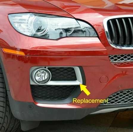 Накладка на решетку бампера BMW X6 E71 БМВ Х6