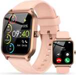 Smartwatch damski z funkcją telefonu 100+ trybów fitness różowy