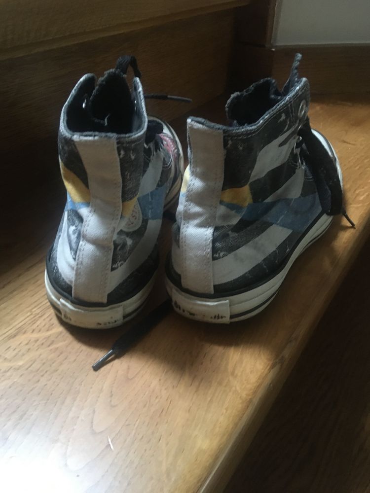Wysokie trampki converse