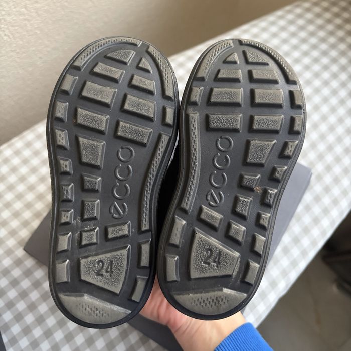 Дитячі черевики Ecco Urban mini, зимові чоботи, чорні 24 розмір