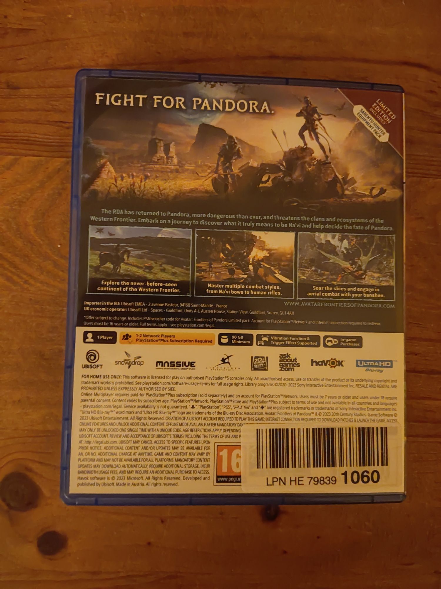 Avatar frontiers of Pandora