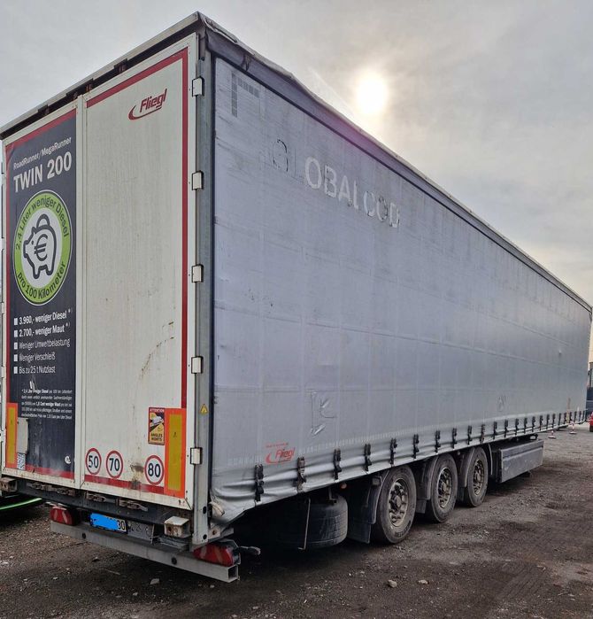 Naczepa mega FLIEGL SDS 350 z 2017