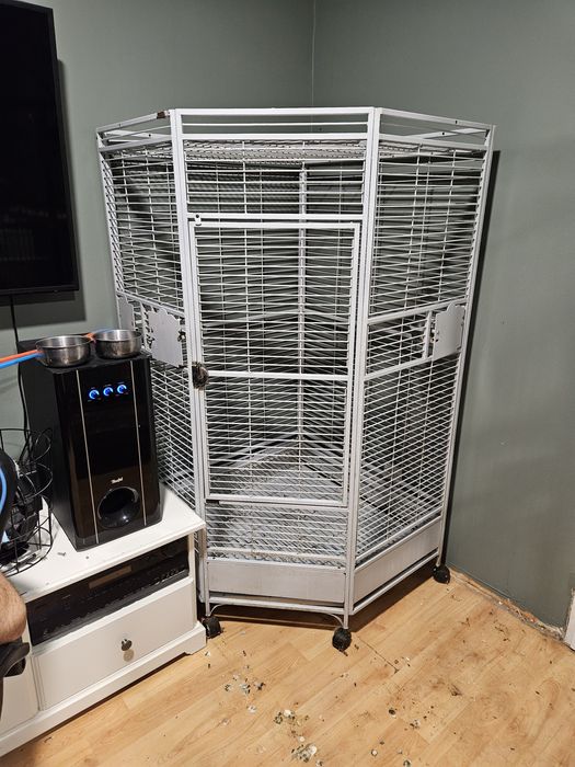 Klatka woliera narożnikowa