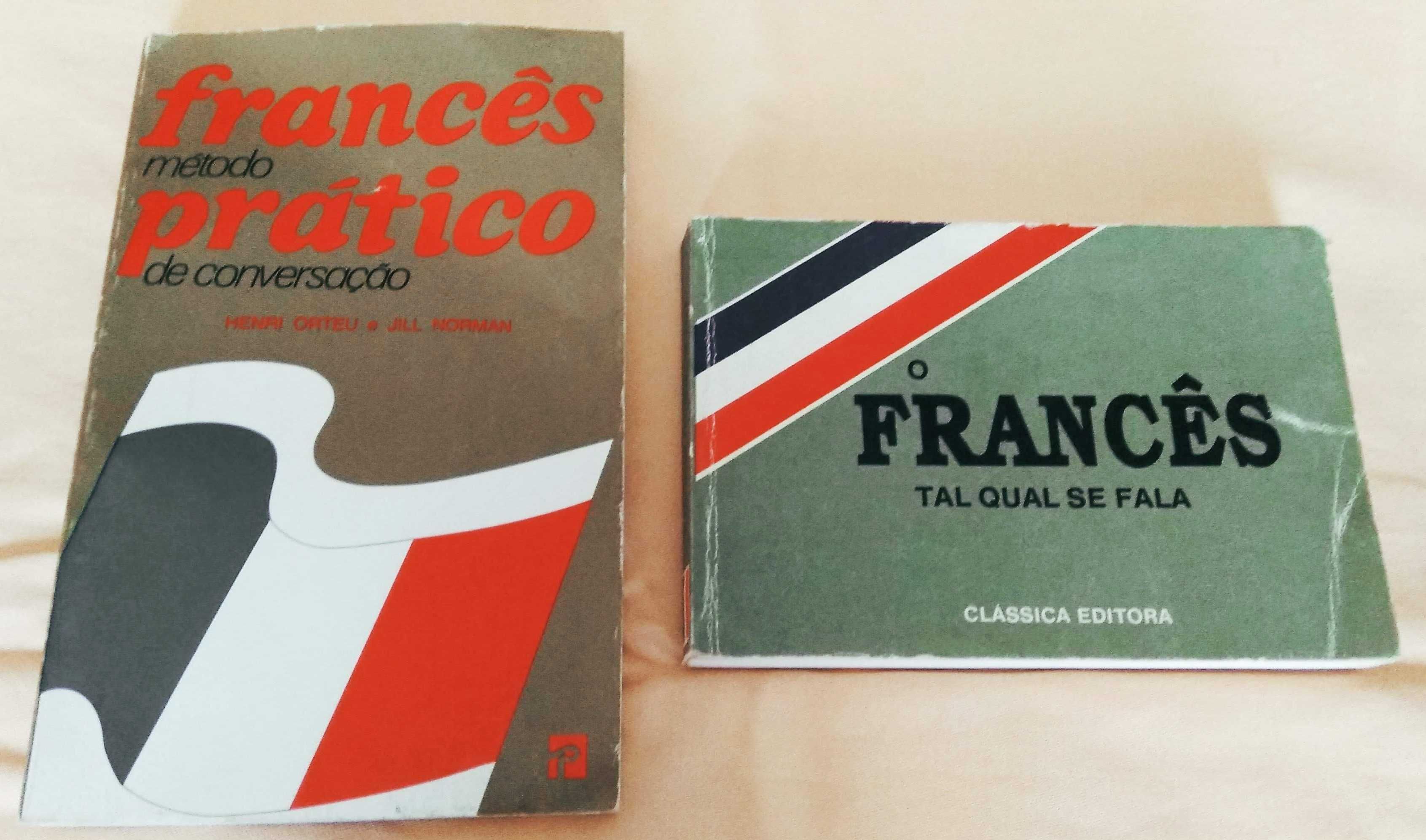 Conjunto de livros/guias para aprender francês + dic. peq. Larousse