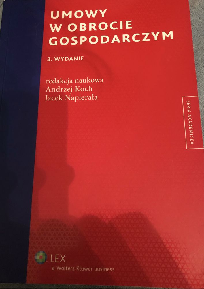 Książka „Umowy w obrocie gospodarczym” 3 wydanie Koch Napierała