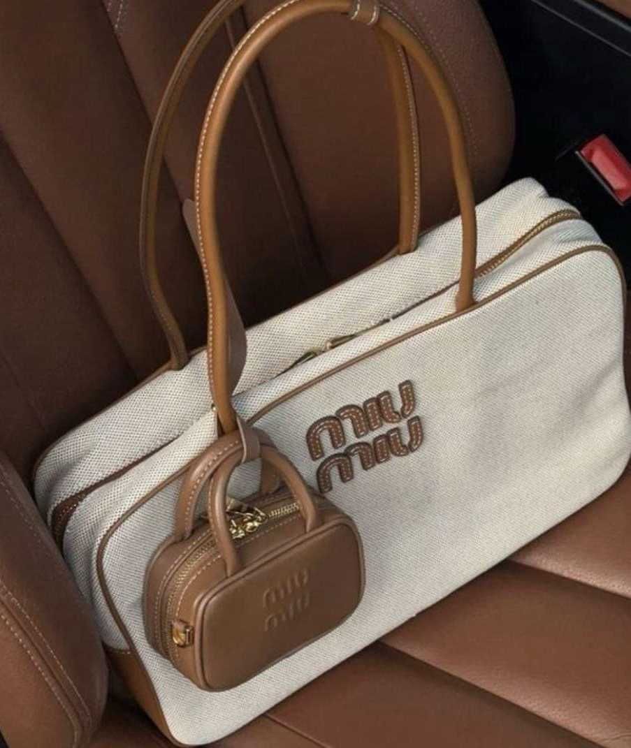 Torebka damska miu miu canvas