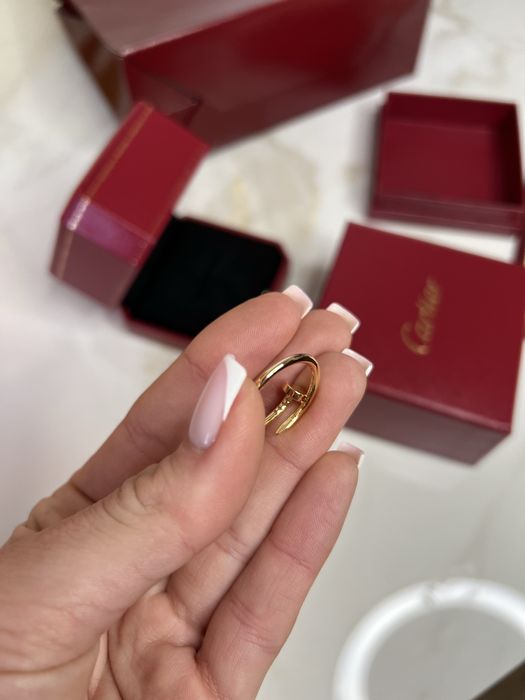 Каблучка цвях Cartier juste in clou au750