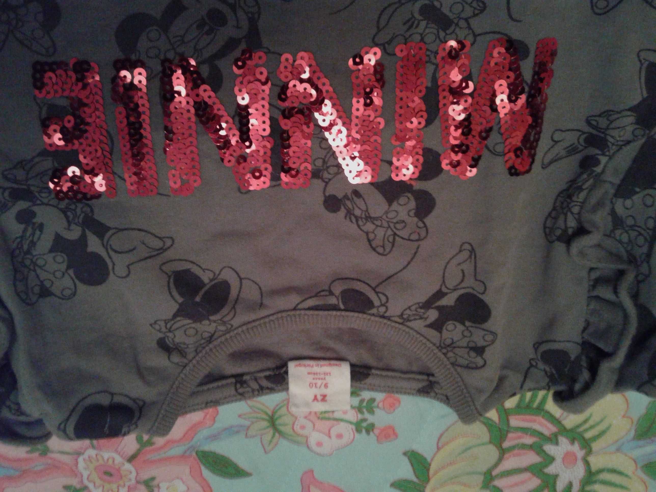 camisola minnie disney nova 9-10 anos