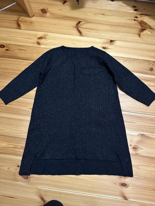 Tunika jesien-zima ze zlotą nitką