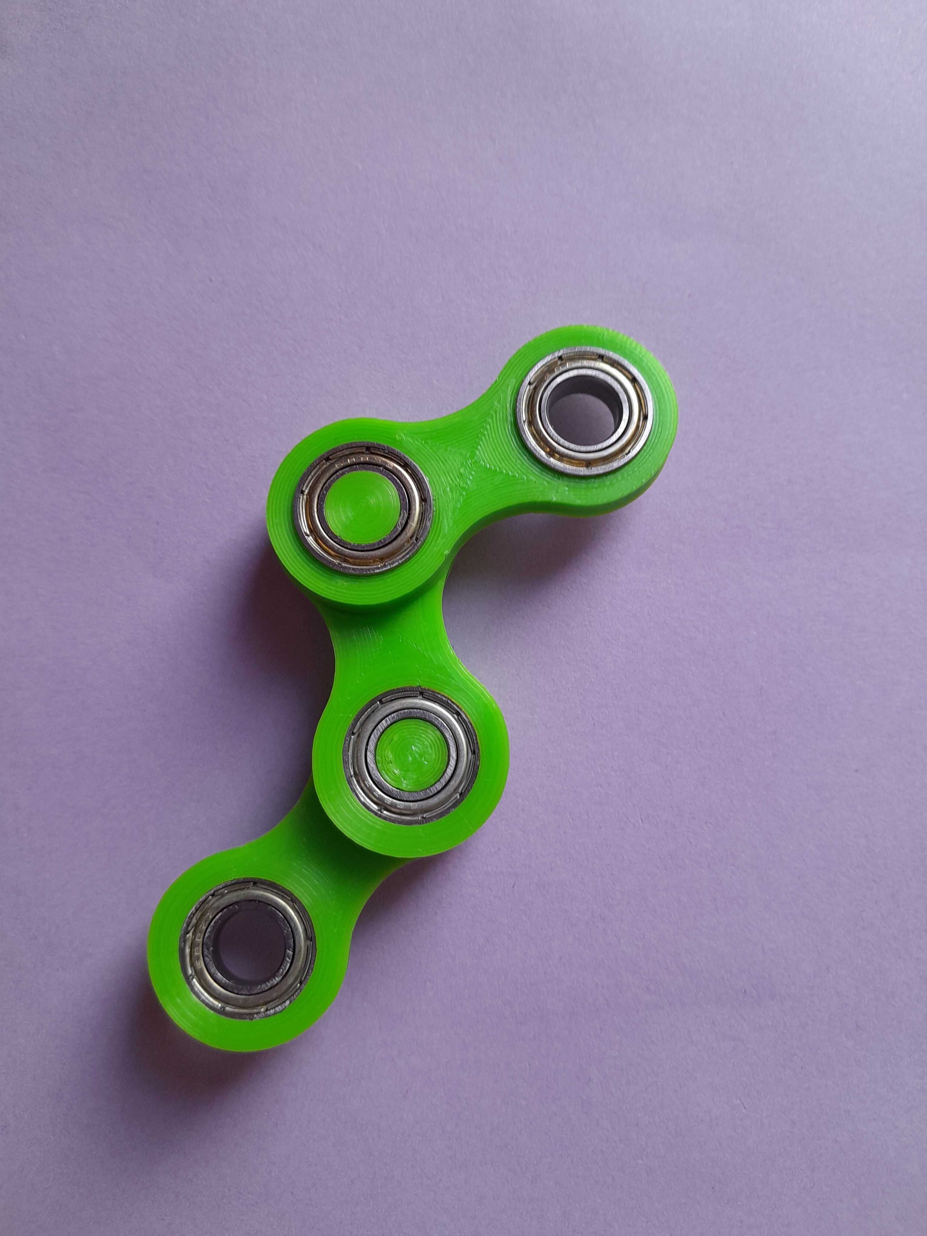 Potrójny obrotowy fidget spinner druk 3D antystresowy sensoryczny